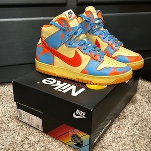Mens Nike Dunk High 1985 Acid Wash
